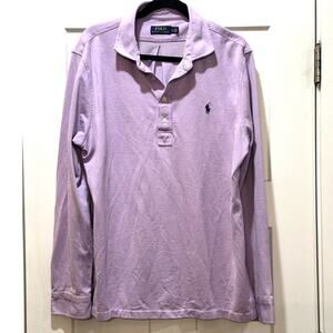 Polo Ralph Lauren Men’s Long Sleeve Collar Three Button Shirt Size XL TG